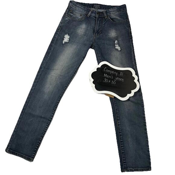 Company 81 Other - Company 81 Jeans Men’s Dry Goods Blue Denim Straight Regular Fit 30x30
